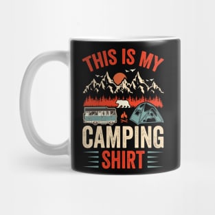 Funny Camping Shirt - This is My Favorite Camping Mug